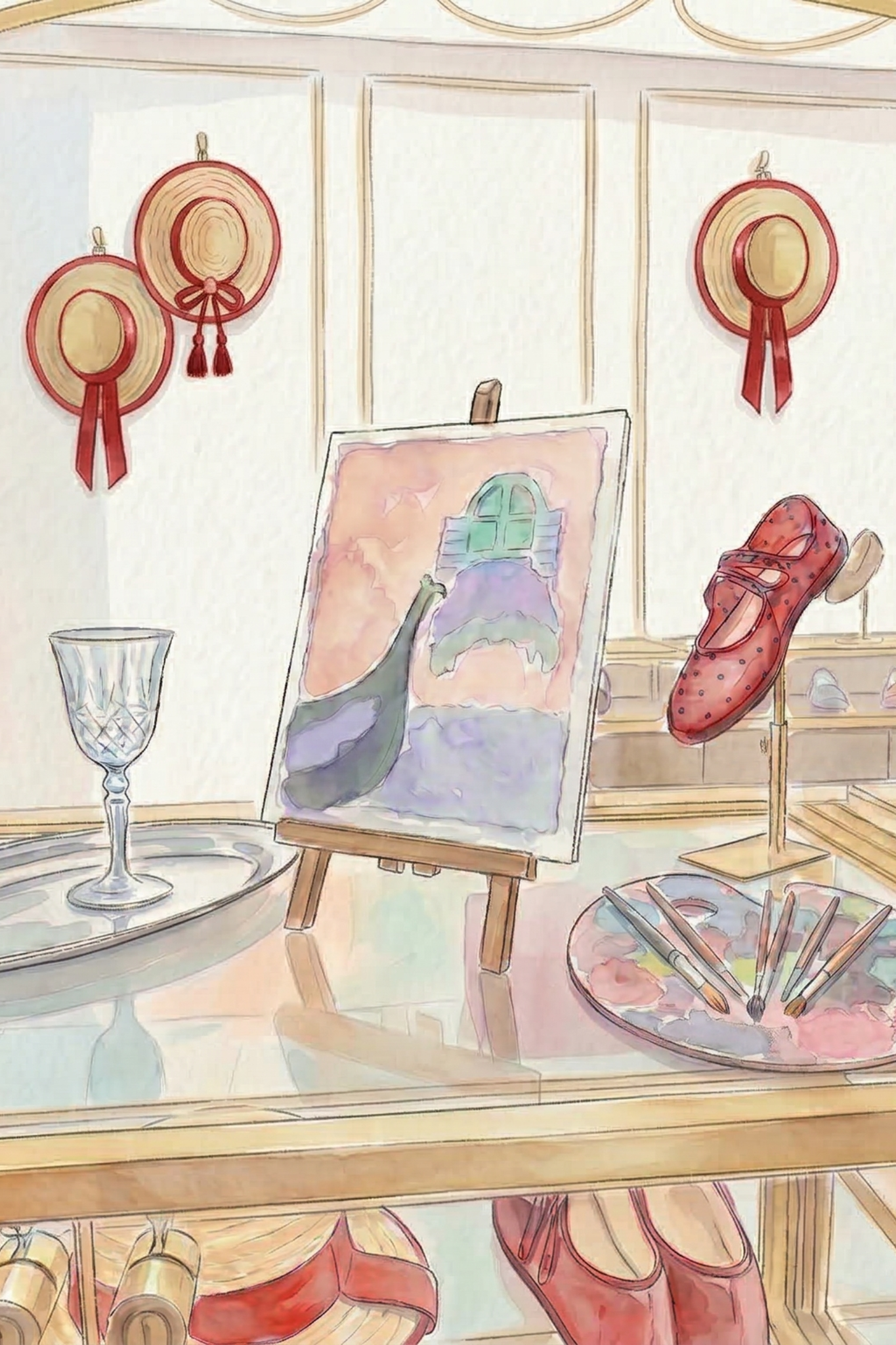 Art, Shoes & Wine