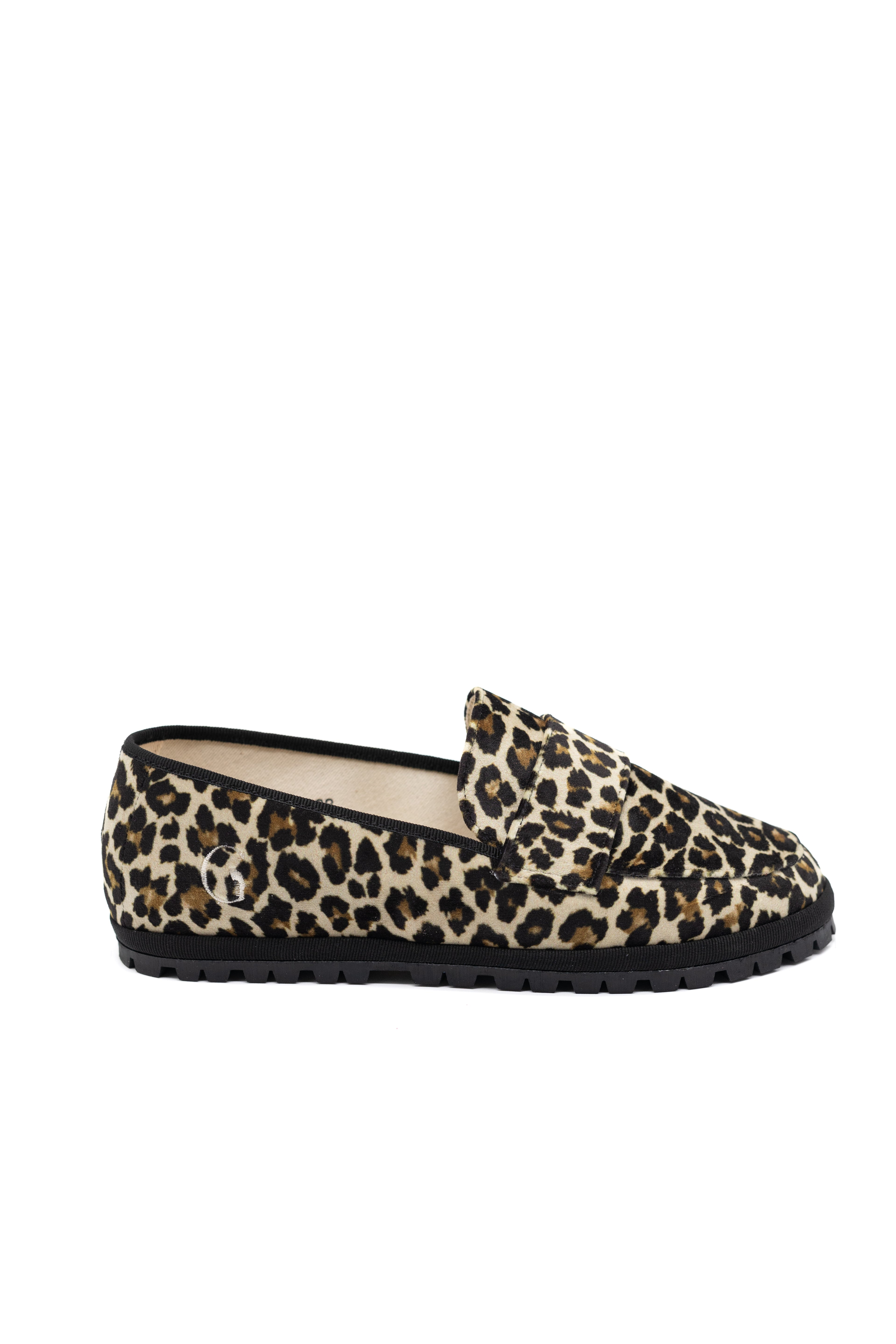 Leopard Print Loafers