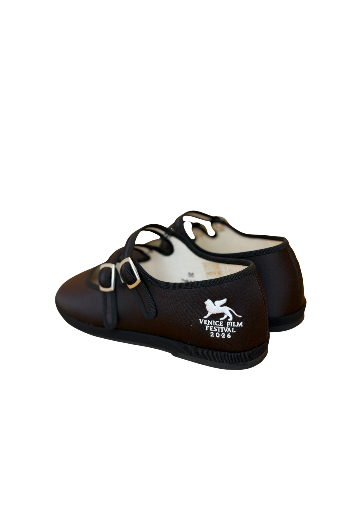 Mary Jane Black Satin