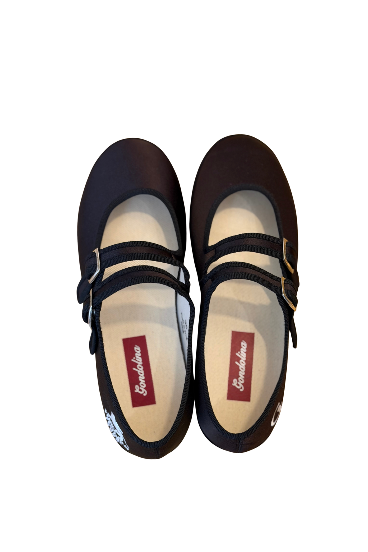 Mary Jane Black Satin