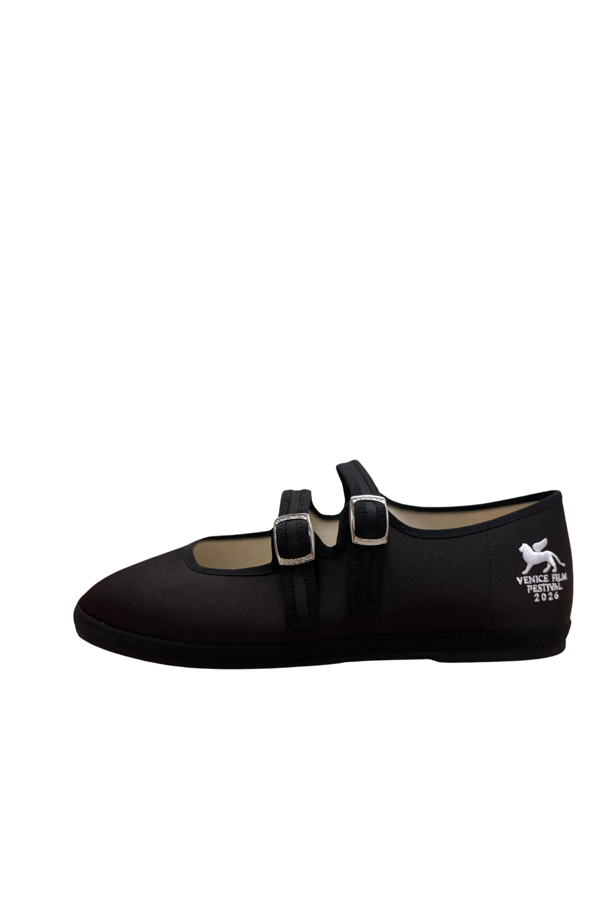 Mary Jane Black Satin