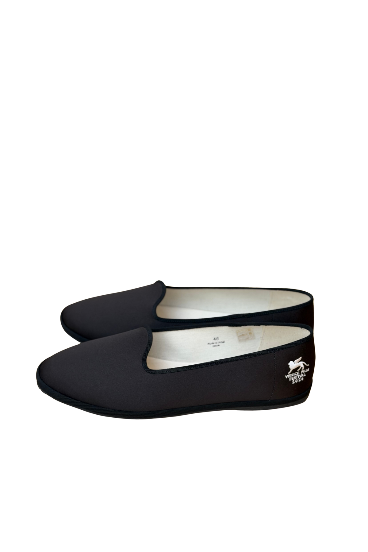 Slippers Black Satin