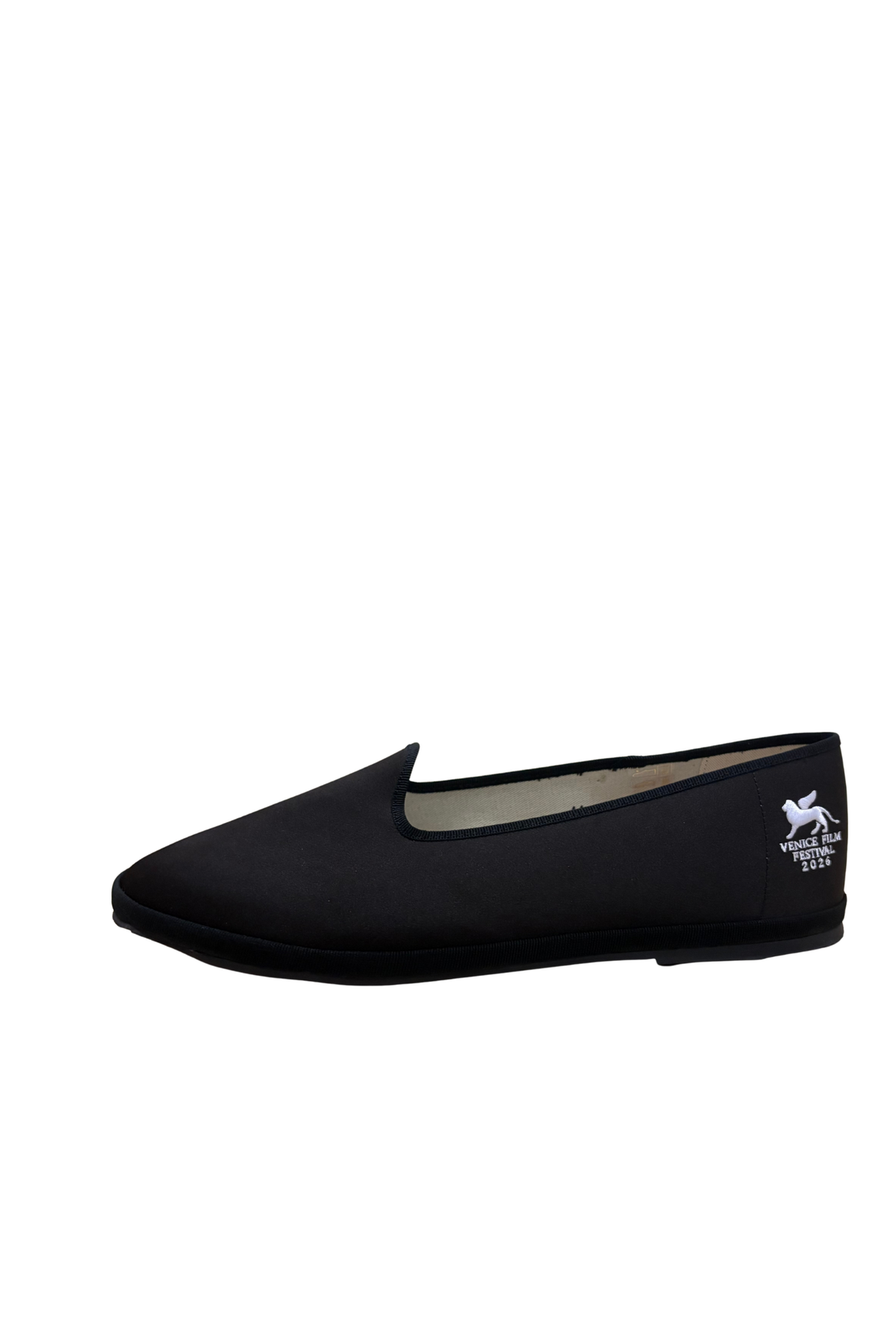 Slippers Black Satin