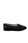 Slippers Black Satin