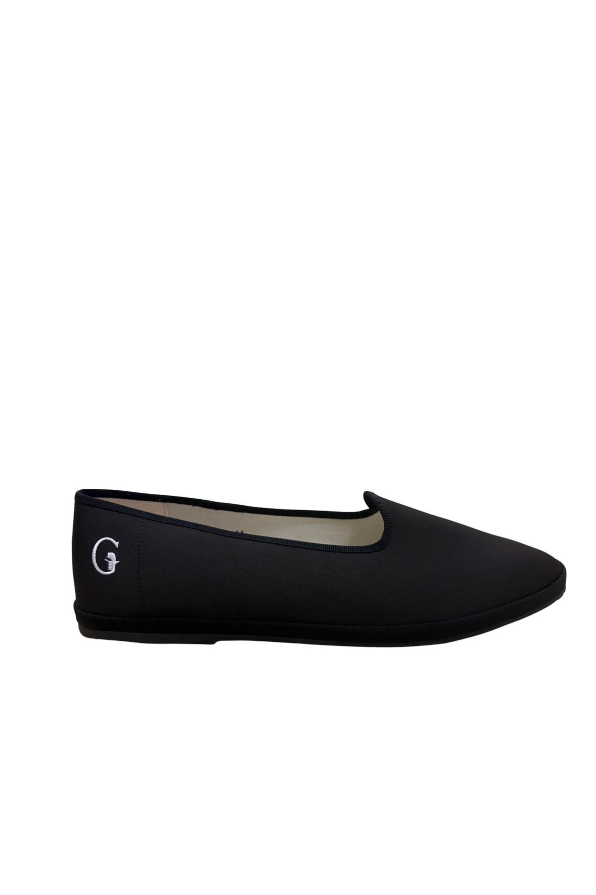 Slippers Black Satin