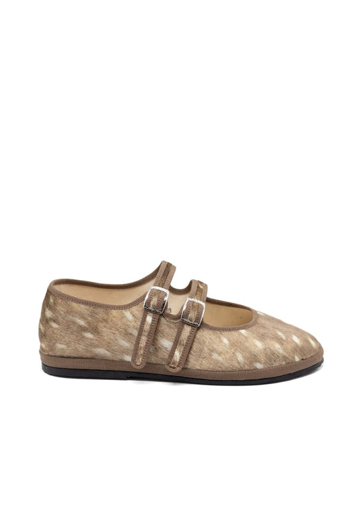Deer Print Mary Jane - Gondolina Shoes