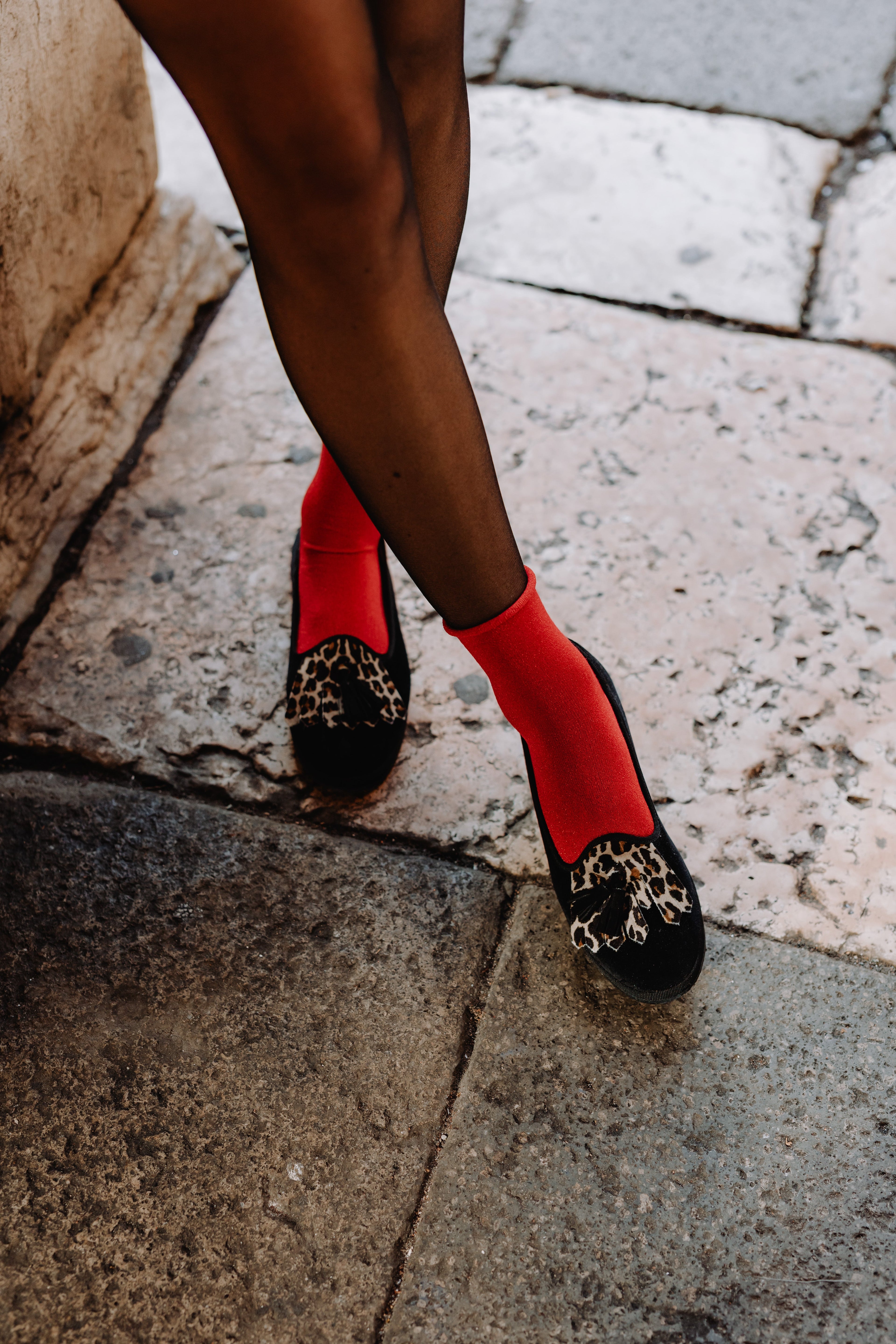 Olympia Fringe Tassel Slippers